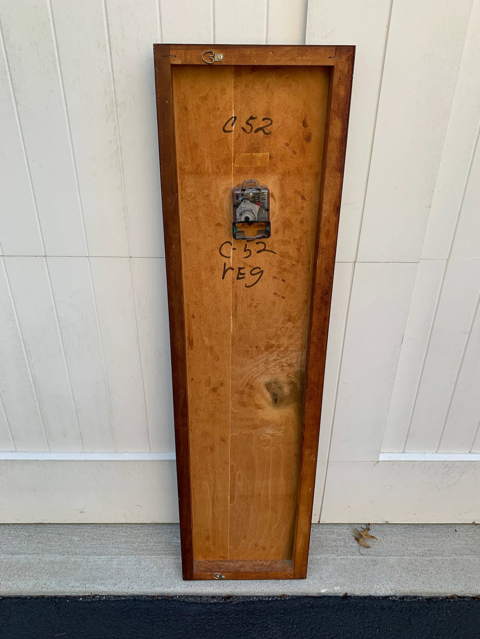 Mid Century Walnut and Tile Clock by Harris Strong - 5