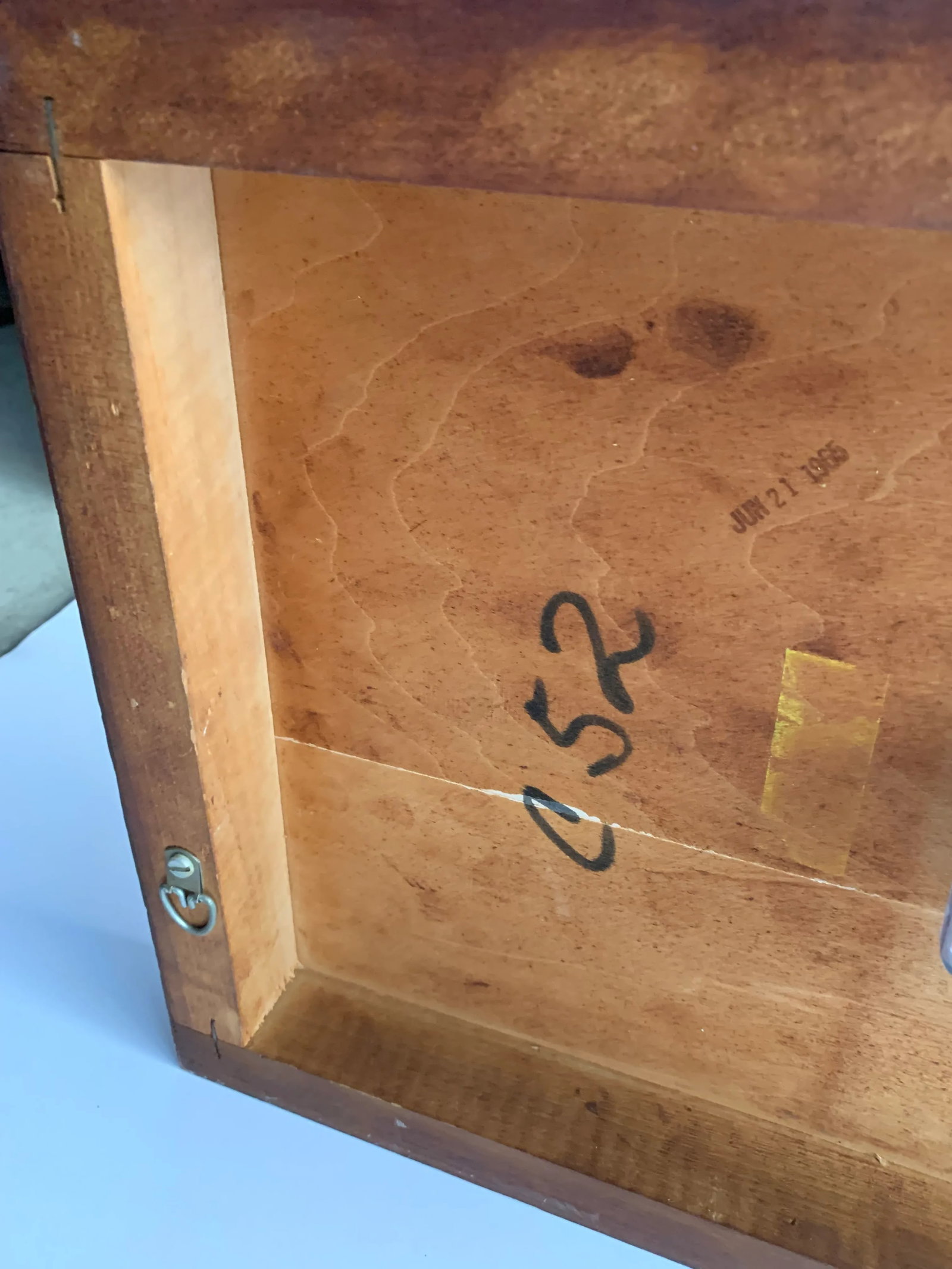 Mid Century Walnut and Tile Clock by Harris Strong - 6