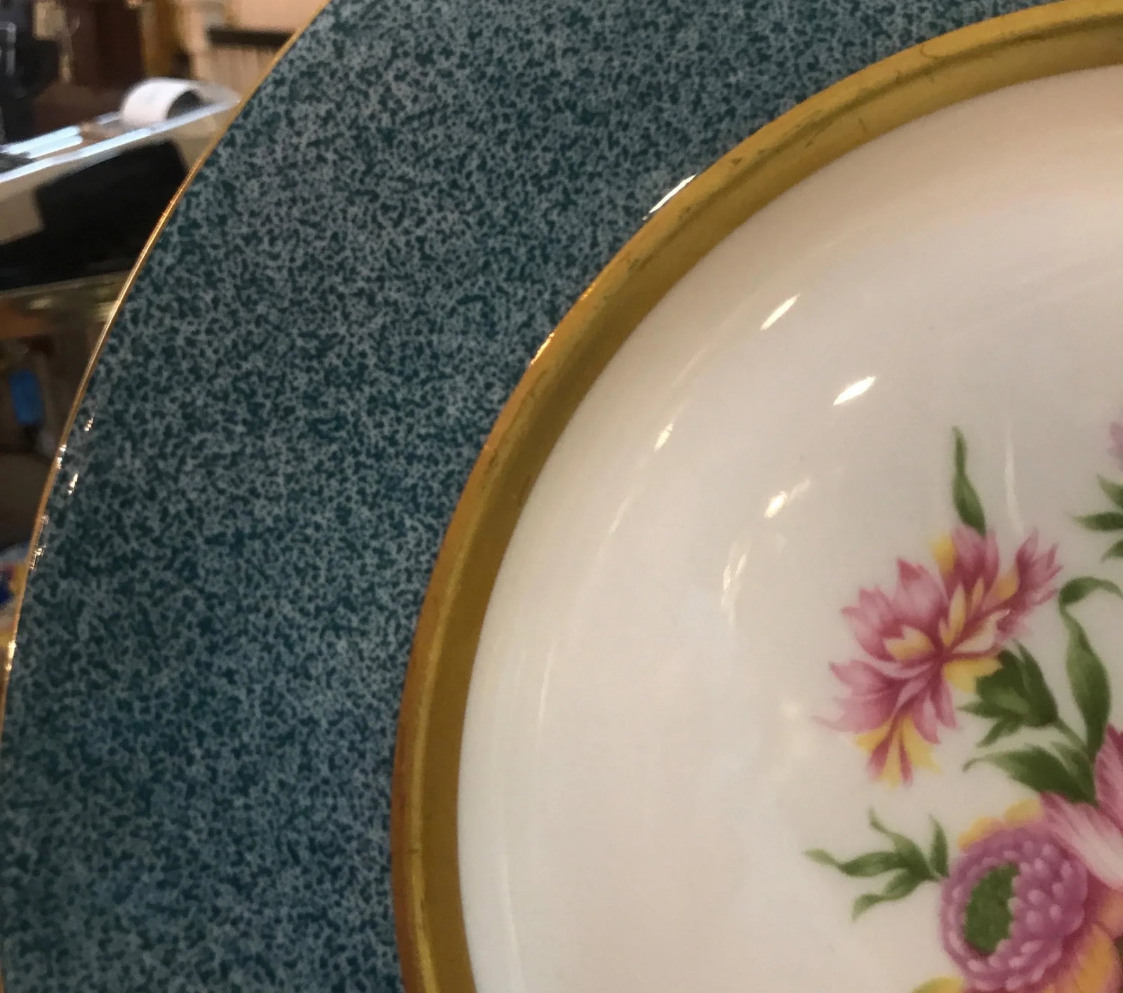 1940s Theodore Haviland Service Dinner Plates- Set of 12 - 5