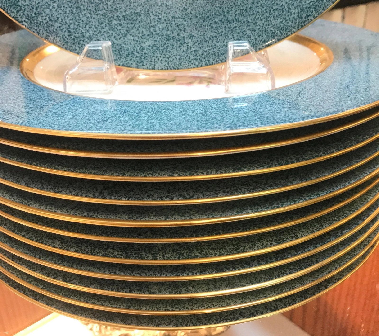 1940s Theodore Haviland Service Dinner Plates- Set of 12 - 6