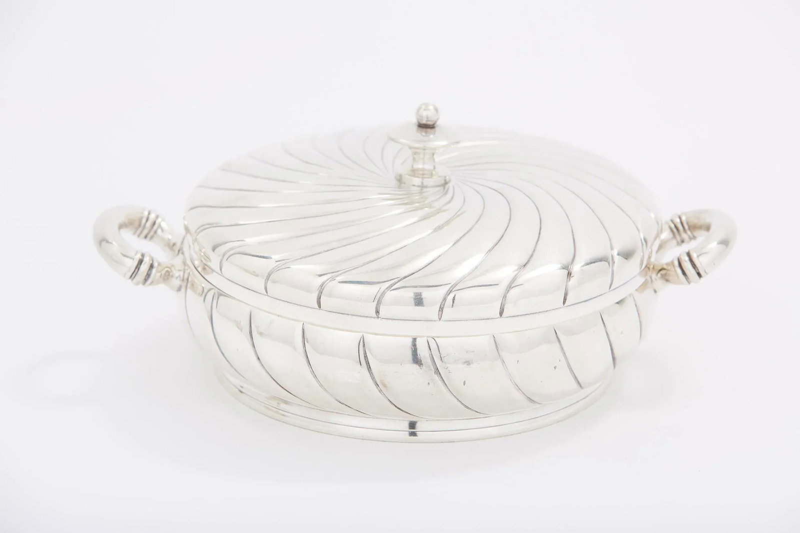 Early 20th Silverplate Tableware Covered Dish - 11