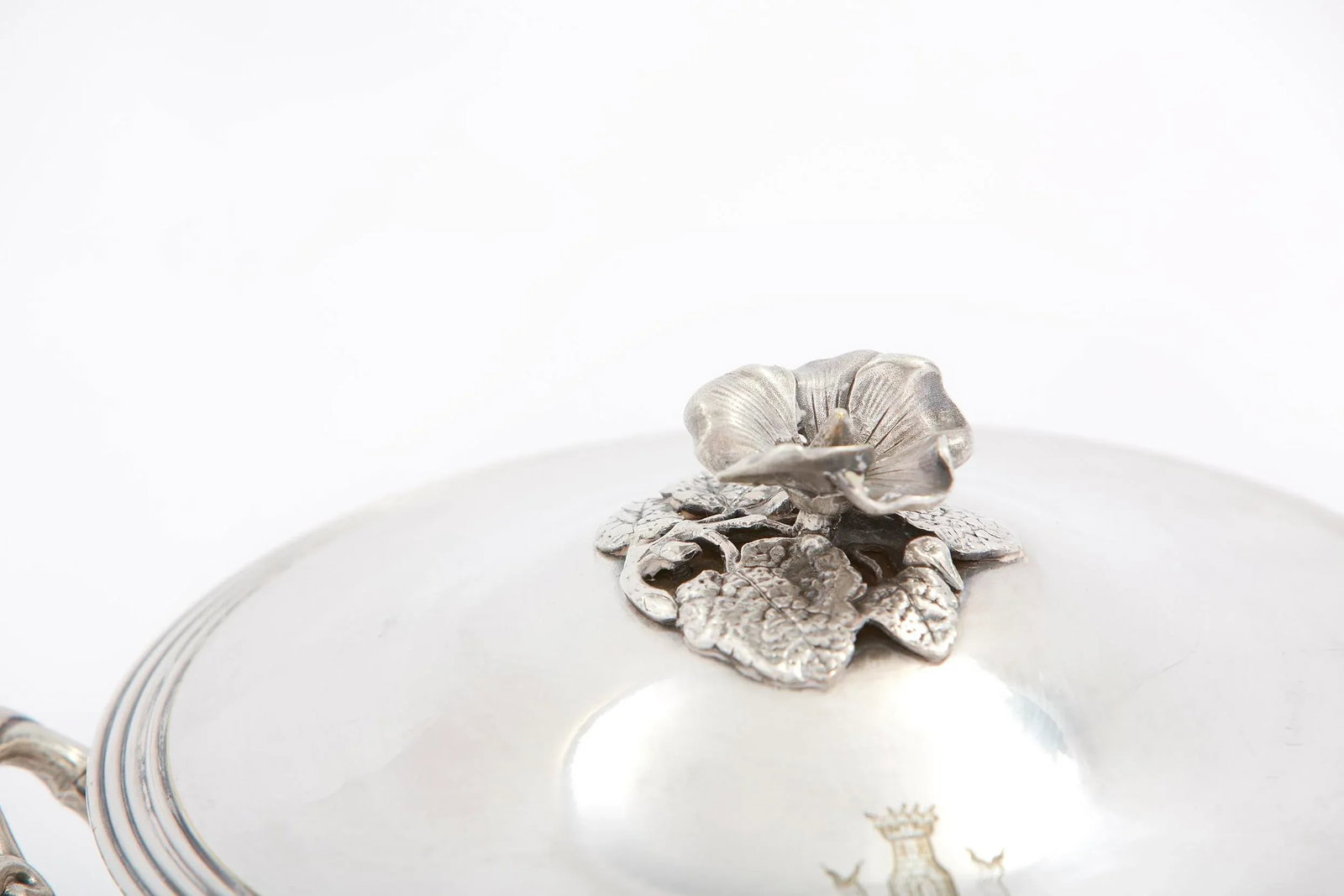 Vintage French Silverplate Covered Dish - 2