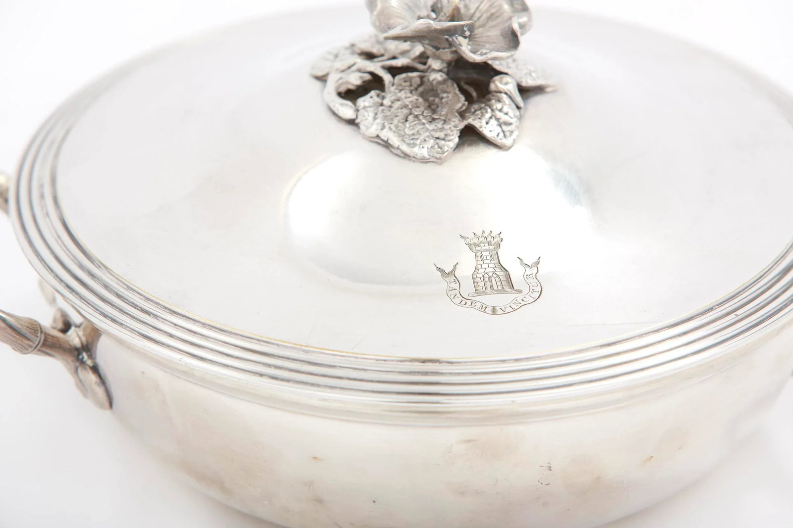 Vintage French Silverplate Covered Dish - 4