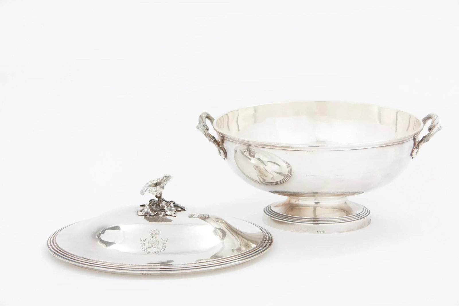 Vintage French Silverplate Covered Tureen - 9