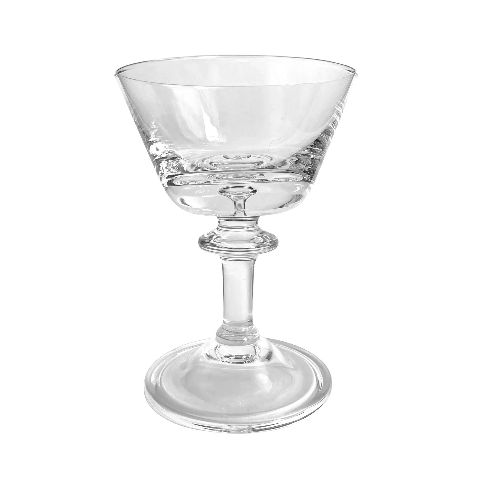 Set of Eight Captured Bubble Champagne Coupes - 3