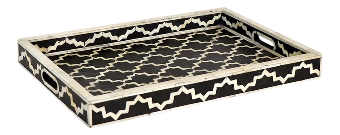 Leila Bone Inlay Tray