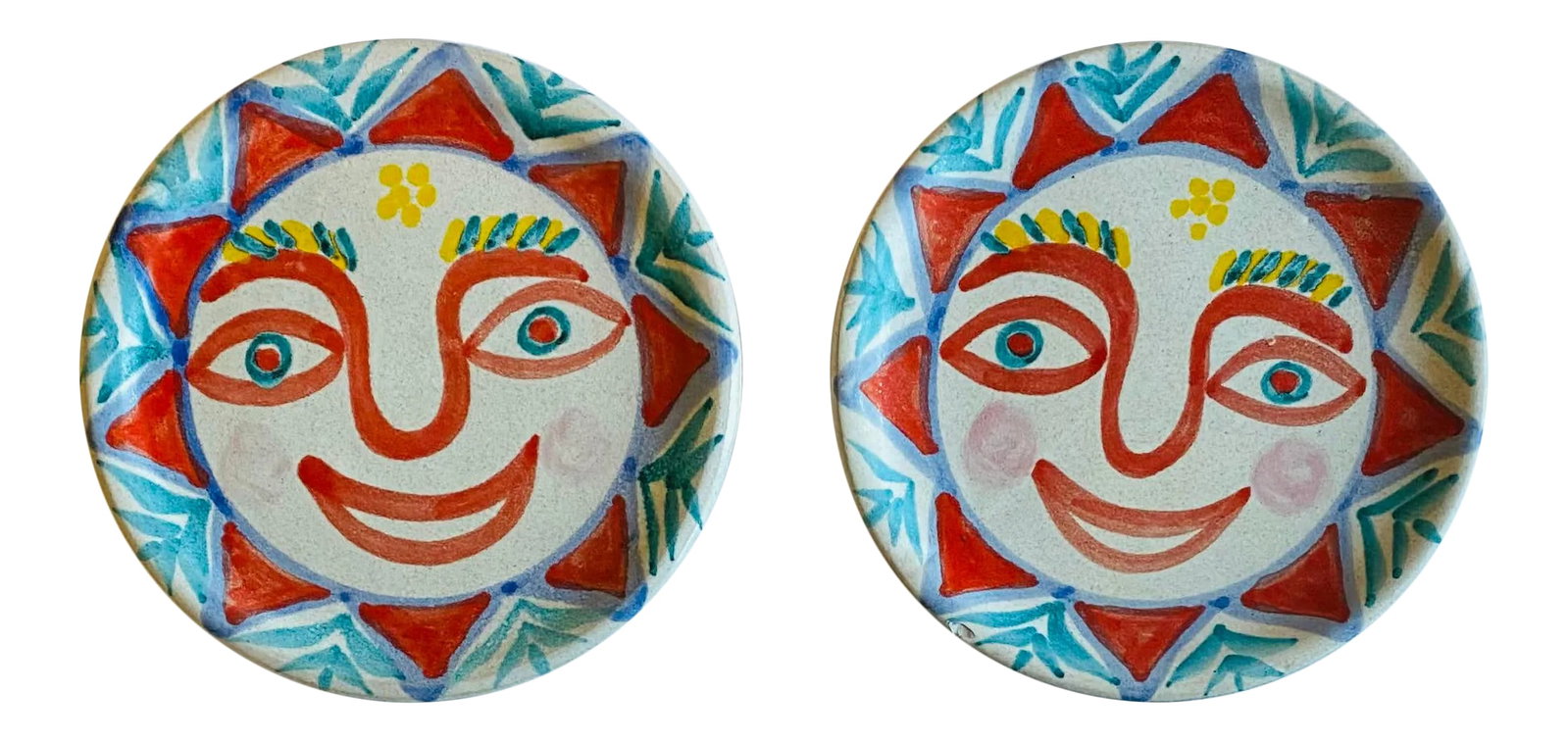 Vintage Giovanni Di Simone Plates- a Pair (1 of 9)