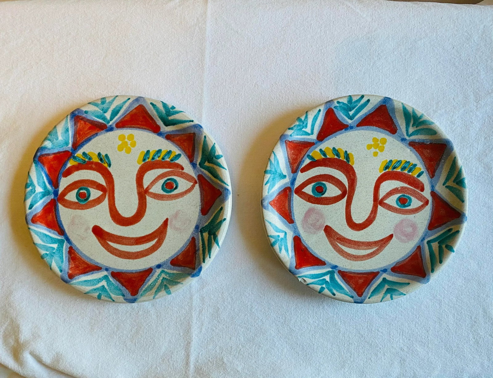 Vintage Giovanni Di Simone Plates- a Pair - 3