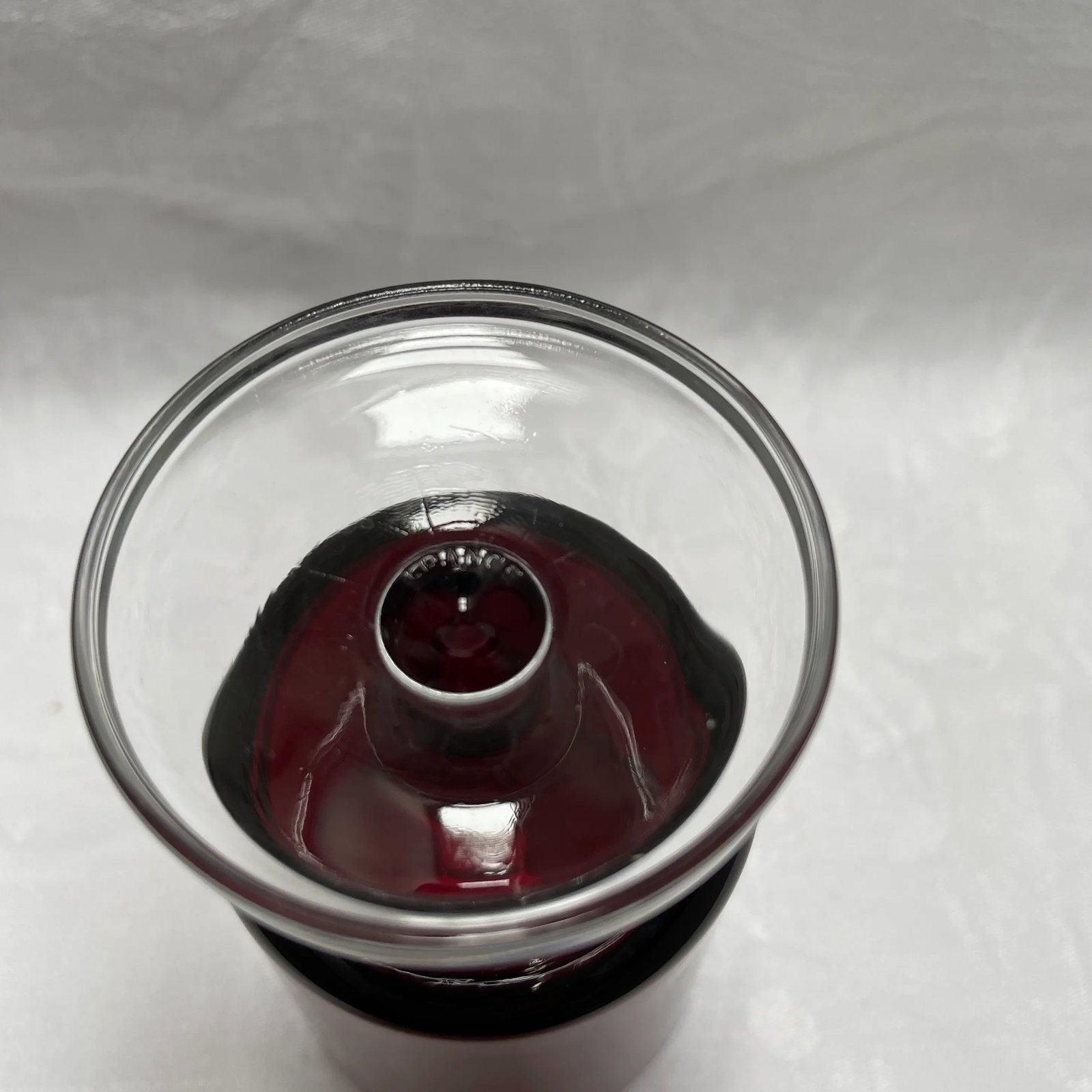 Vintage French Crystal Red Glasses- Set of 12 - 10