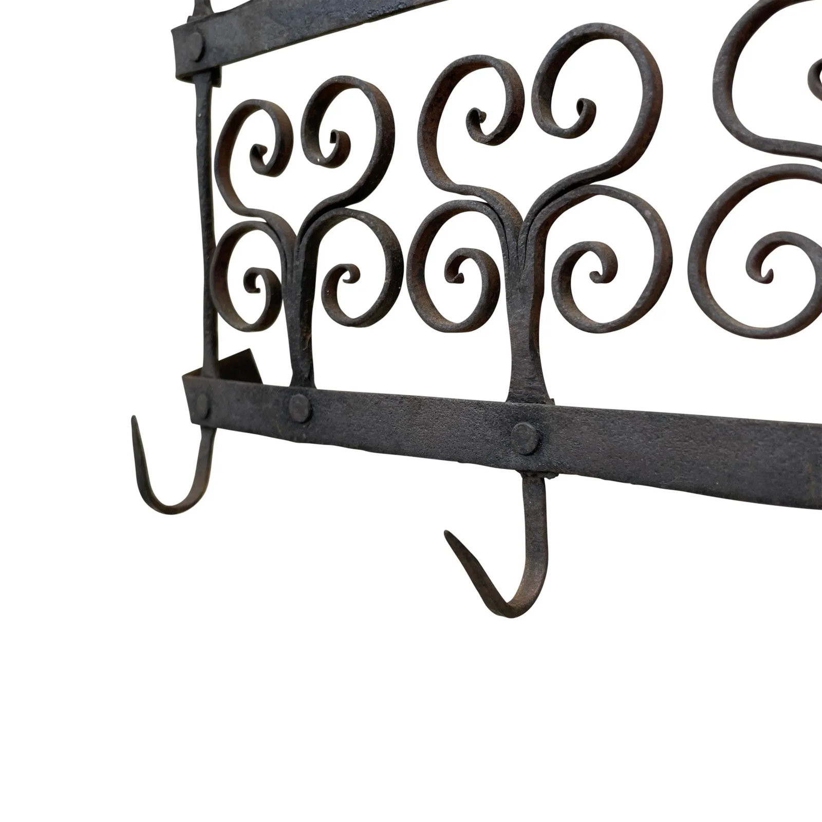 18th Century Wrought Iron Kitchen Rack - 10