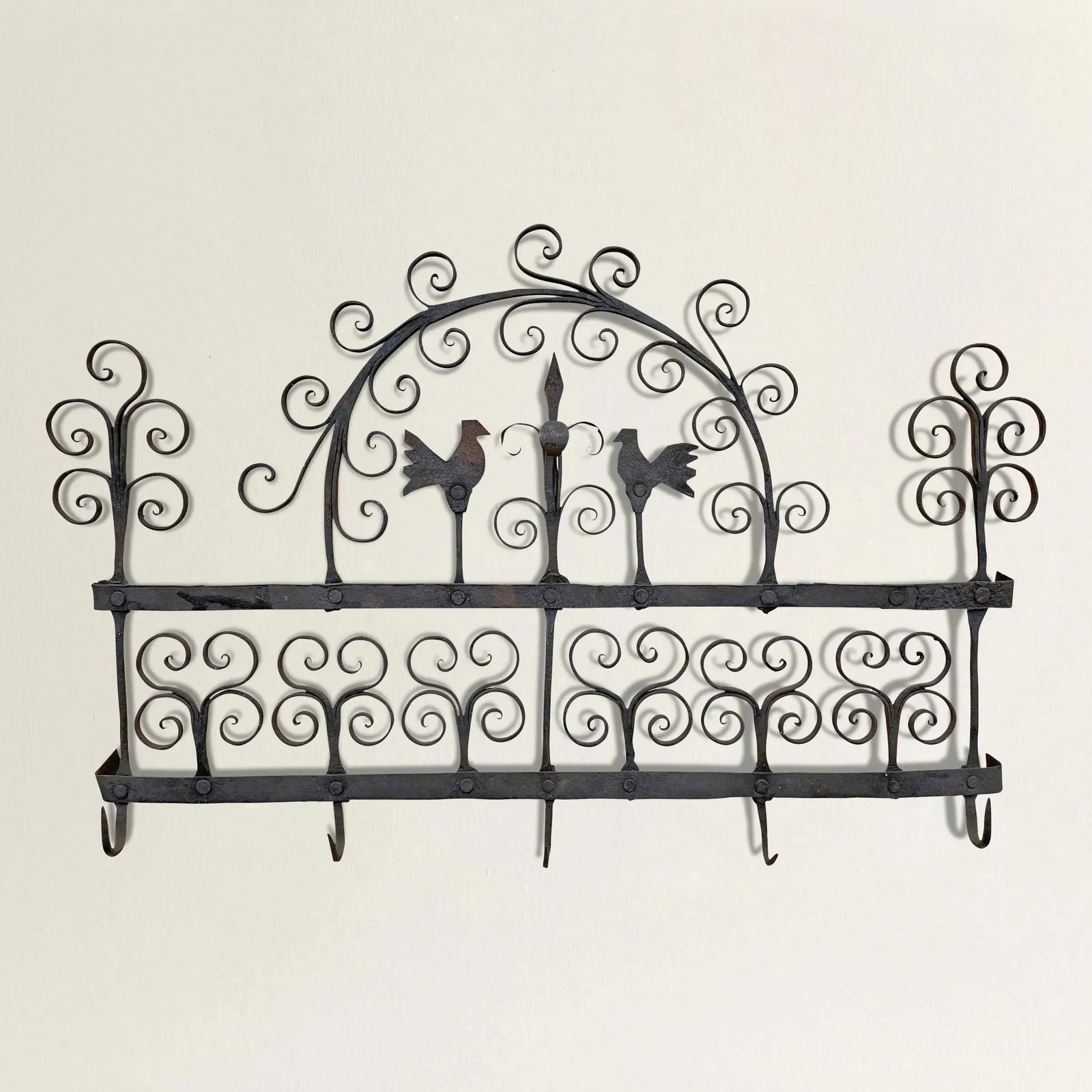 18th Century Wrought Iron Kitchen Rack - 2