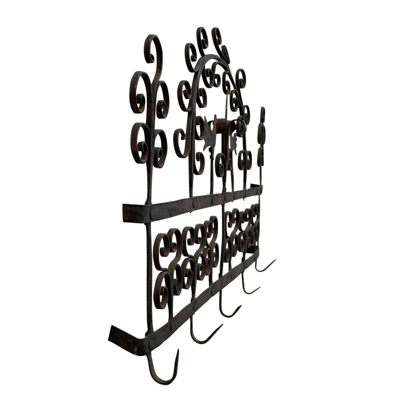 18th Century Wrought Iron Kitchen Rack - 4