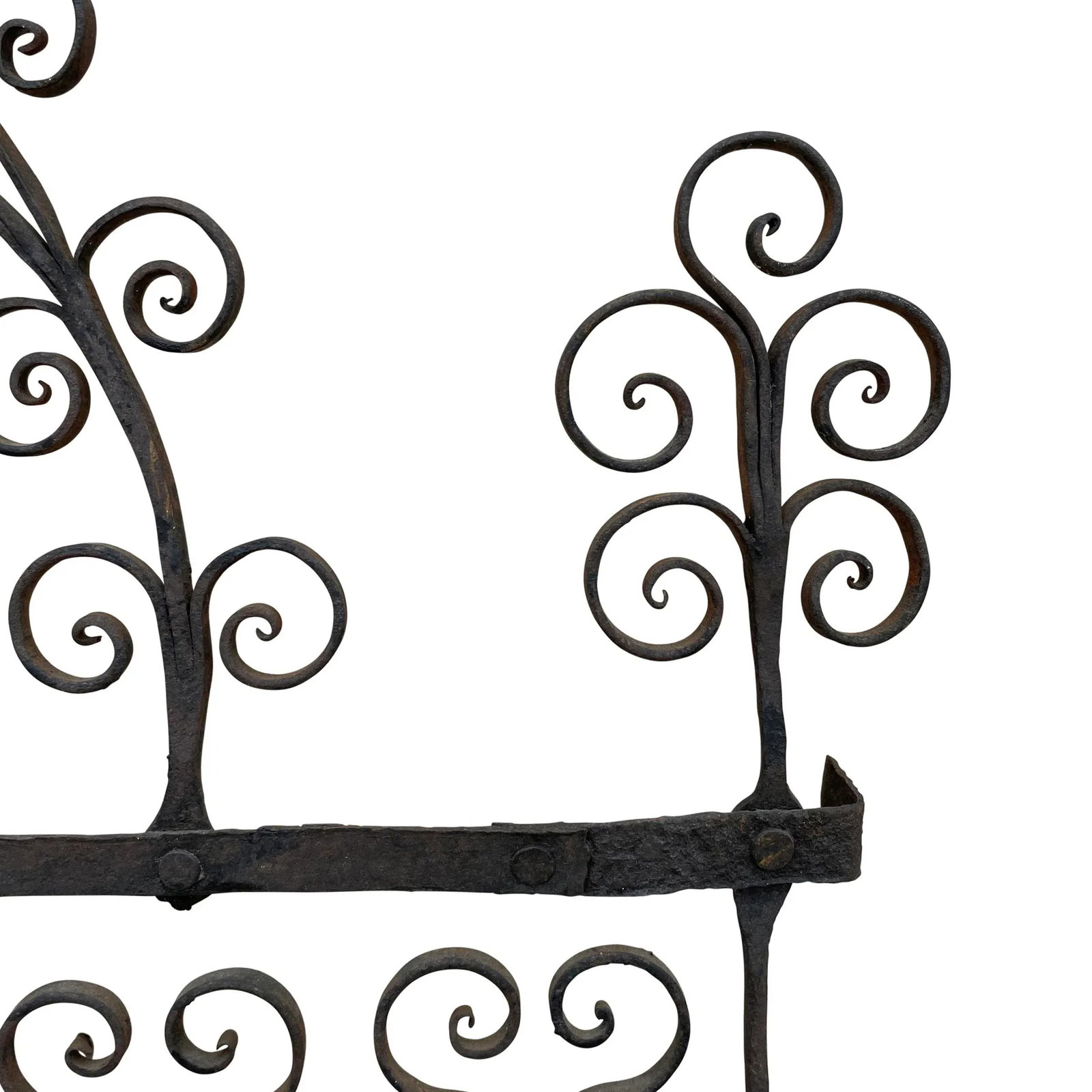 18th Century Wrought Iron Kitchen Rack - 8
