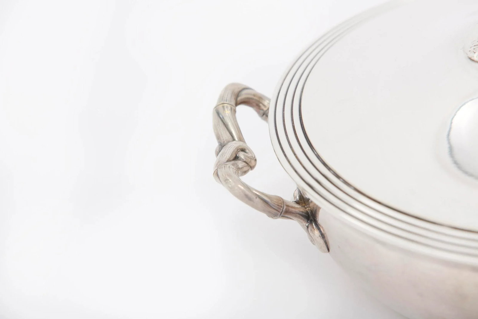Vintage French Silverplate Covered Dish - 11