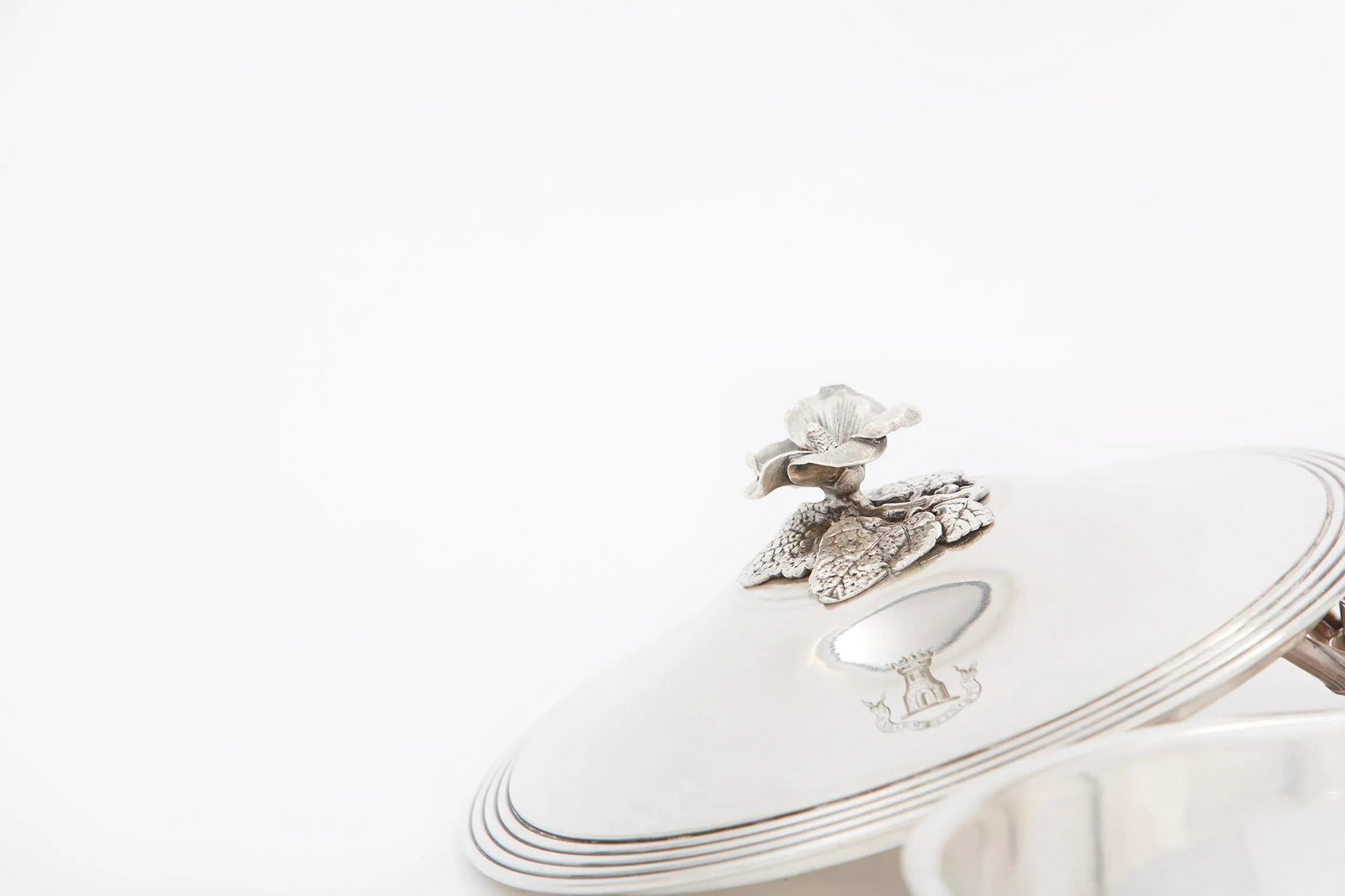 Vintage French Silverplate Covered Dish - 7