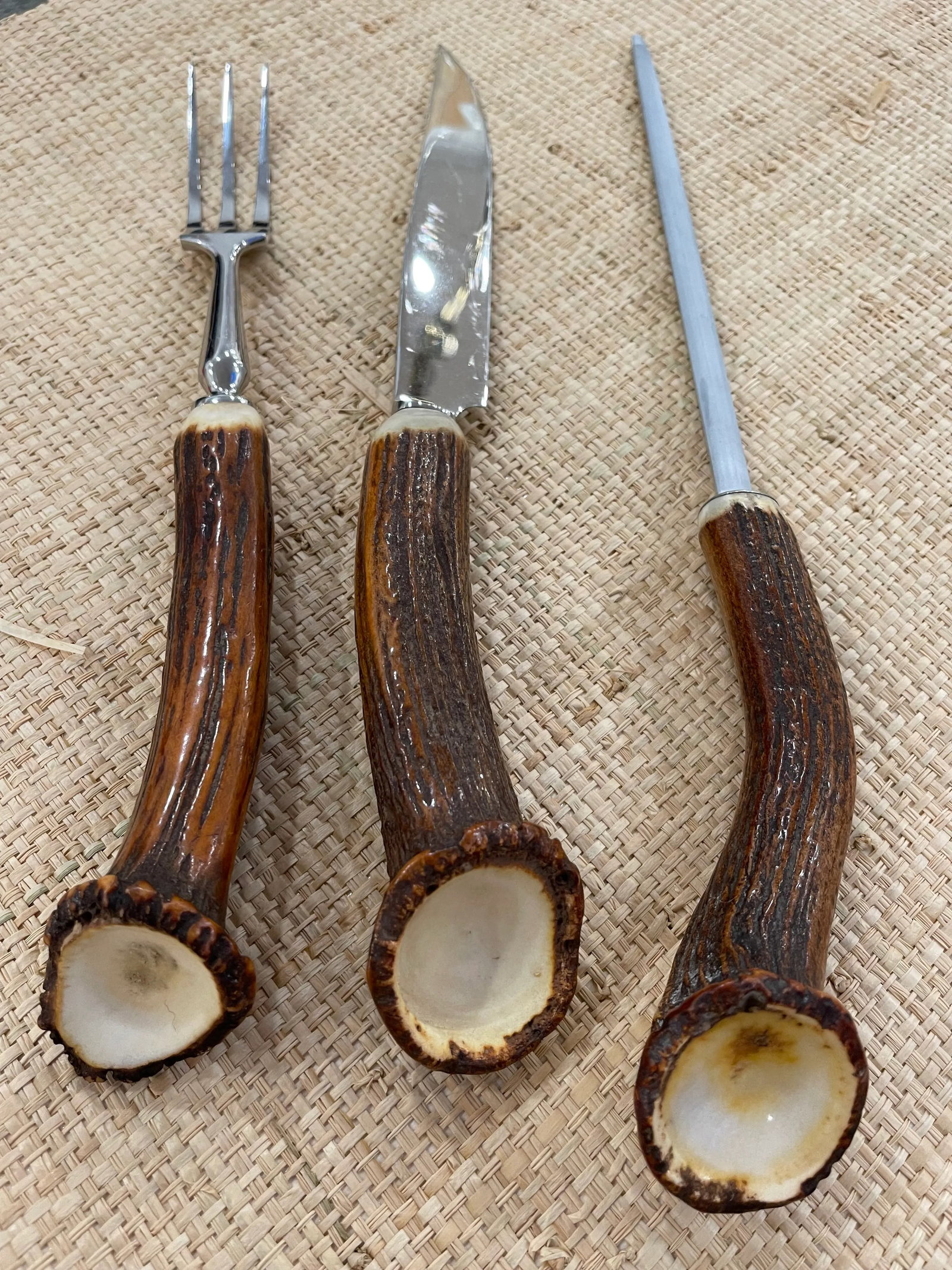 Vintage Hermes Paris Carving Set - 3