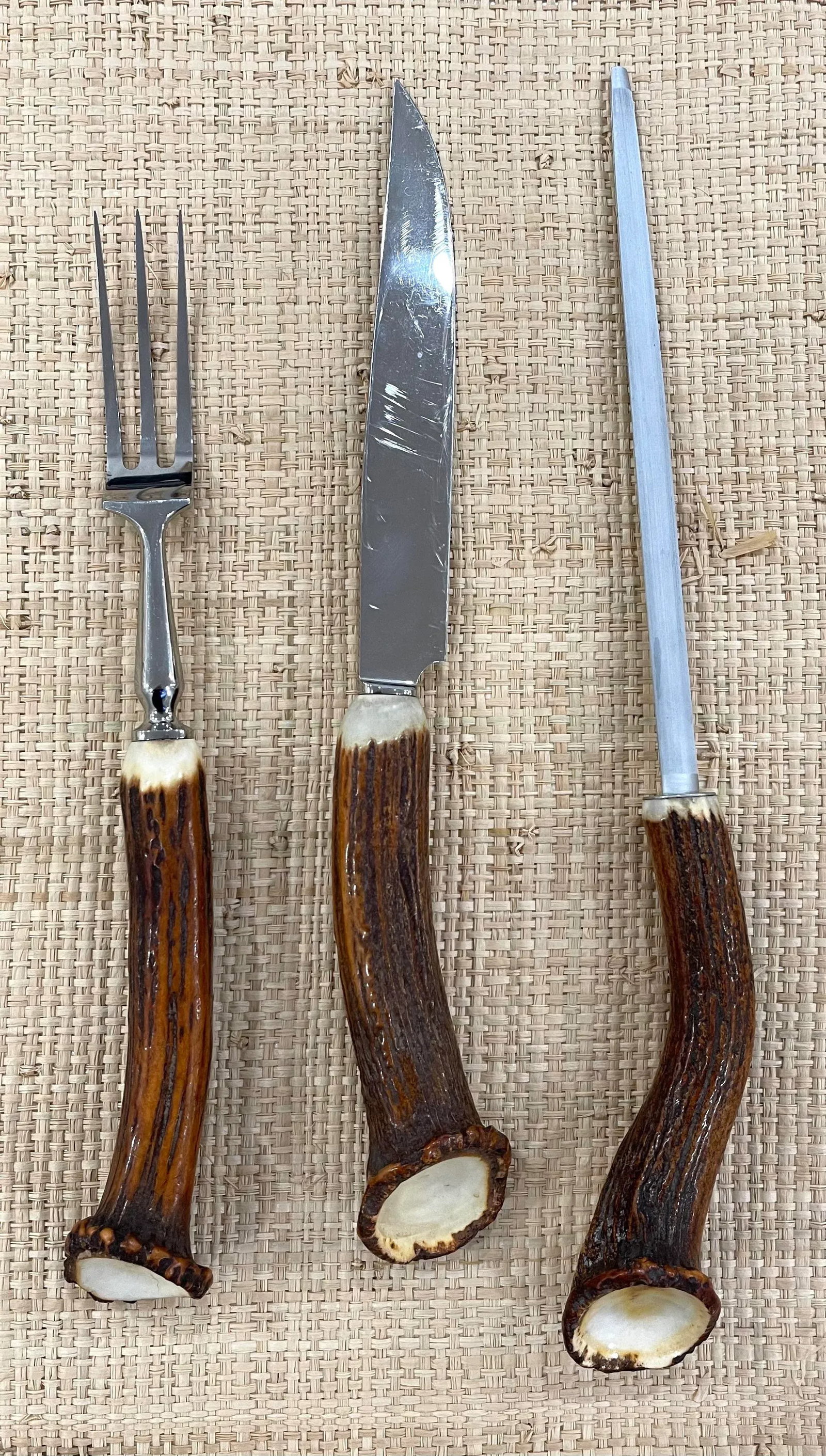 Vintage Hermes Paris Carving Set - 8