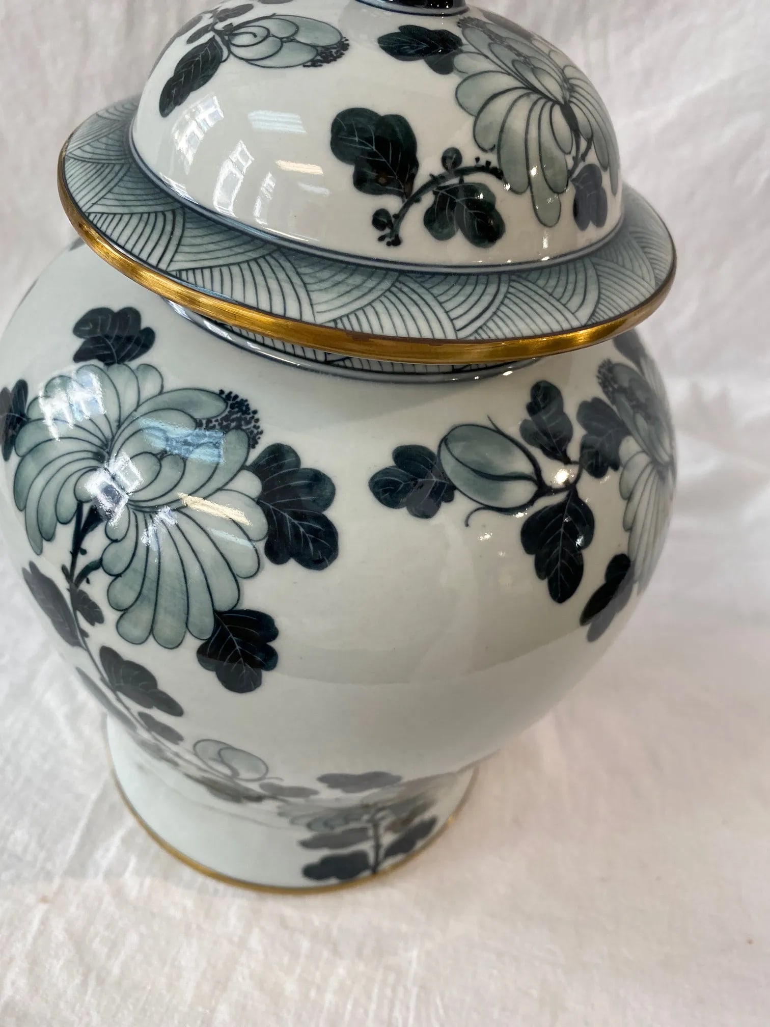 1980s Maitland Smith China Jar - 3