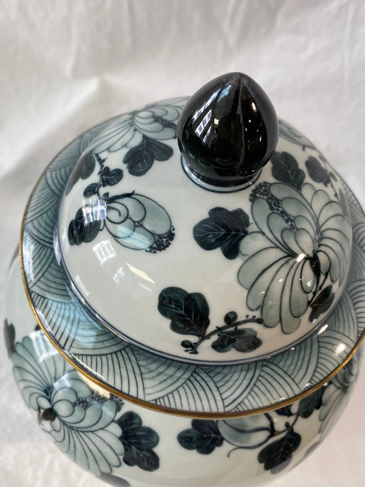 1980s Maitland Smith China Jar - 4