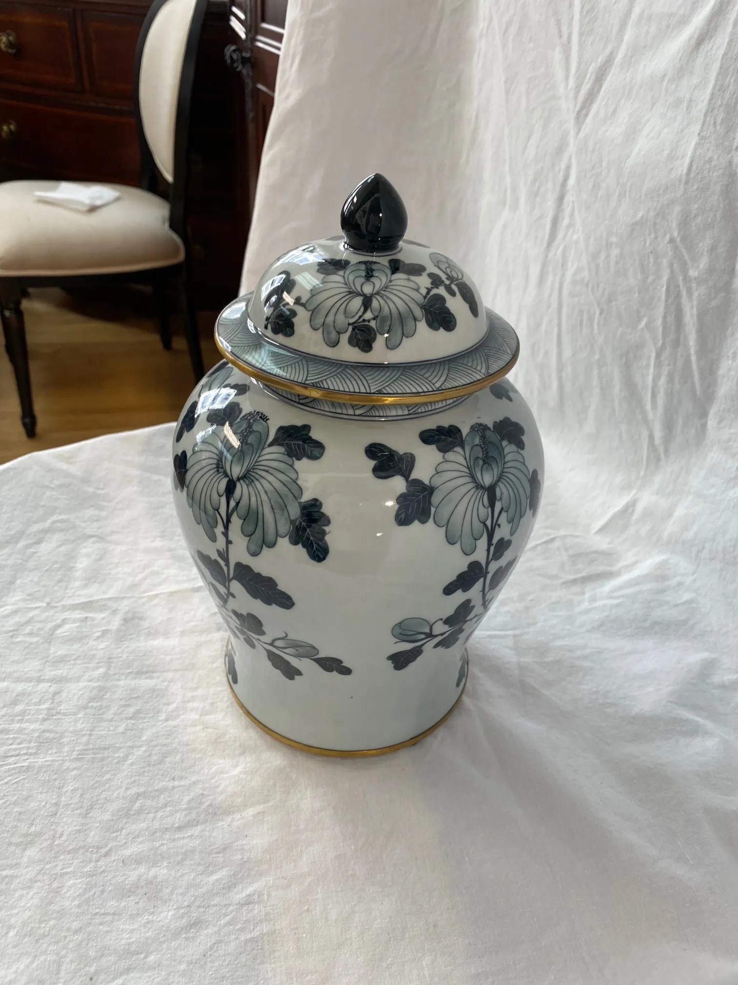 1980s Maitland Smith China Jar - 9