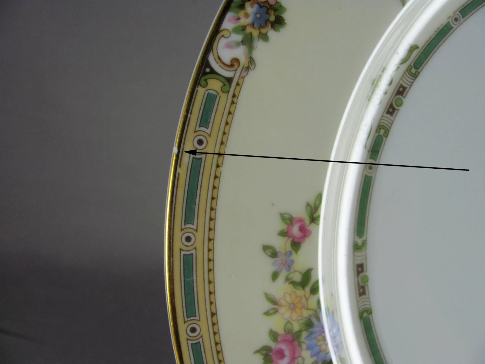 1920s Antique Noritake Alicia Floral China Service for 8 Dinnerware Set - 56 Piece - 5