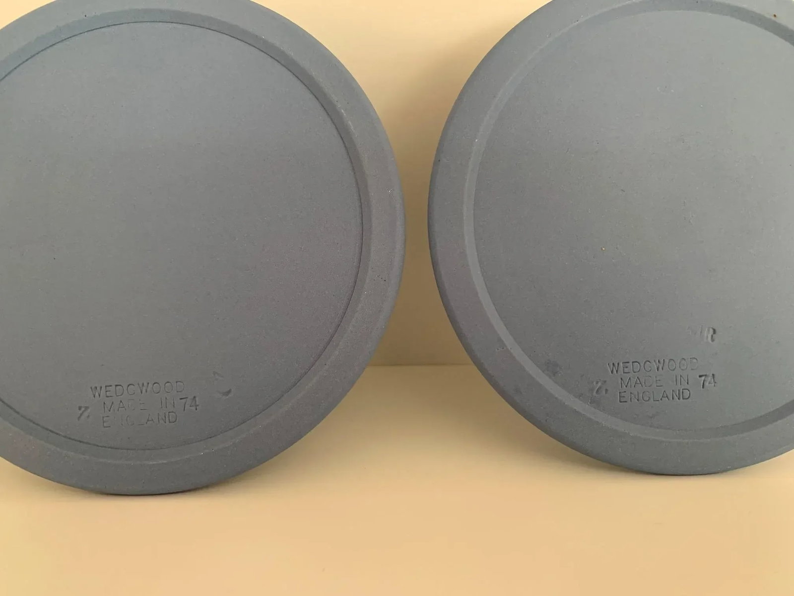 1960s English Wedgwood Jasperware Candle Holders - a Pair - 4