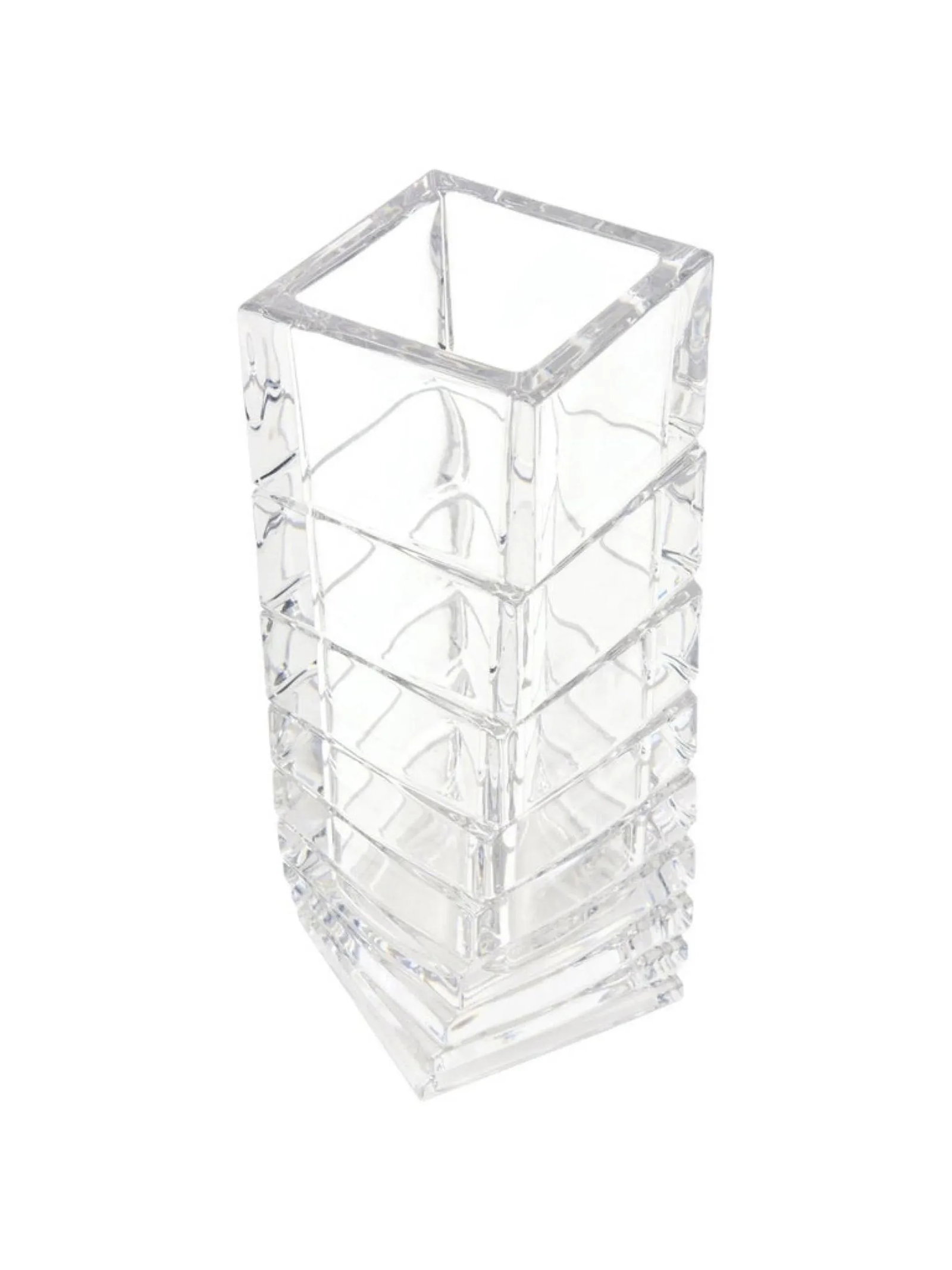 Rosenthal Mid-Century Modern Twisted Glass Sculptural Vase Vintage - 6