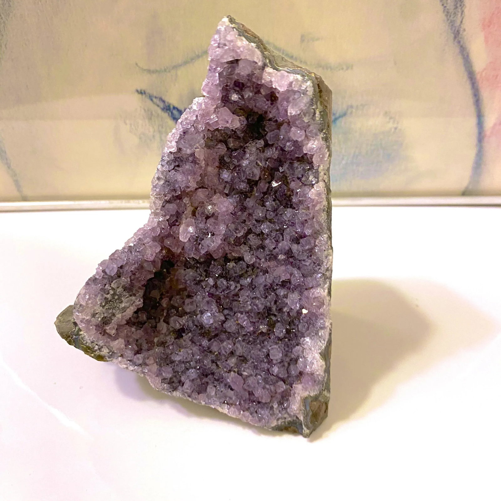 Rough Cut Amethyst Geode Tower - 11