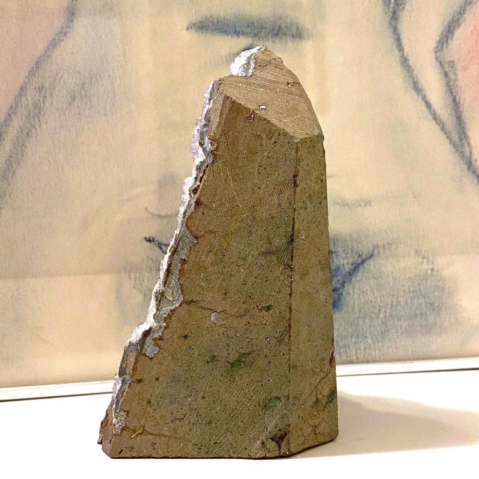 Rough Cut Amethyst Geode Tower - 5