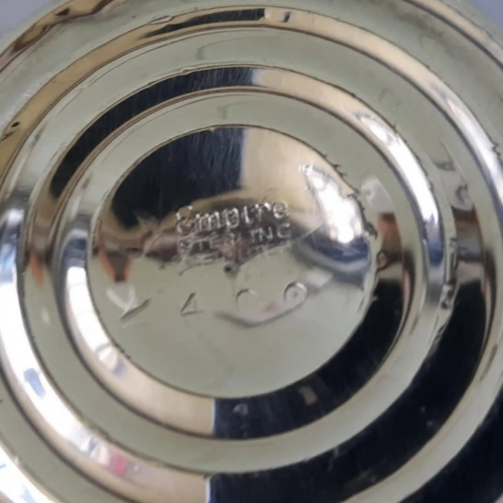 Mid-Century Modern Sterling Spaceship Table Lighter - 5