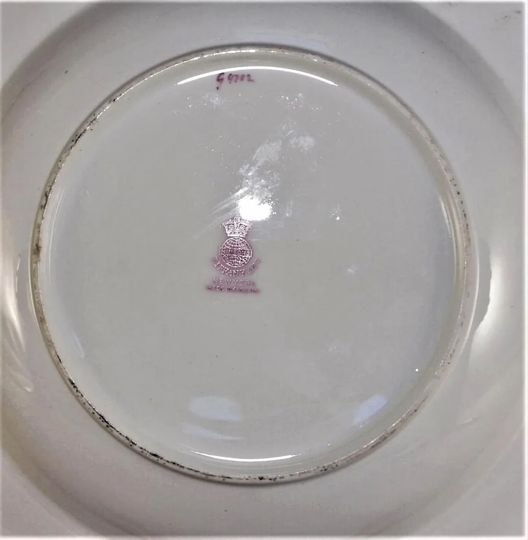 1940s Minton for Tiffany & Co. Gold Rim Soup Bowls - Set of 8 - 4
