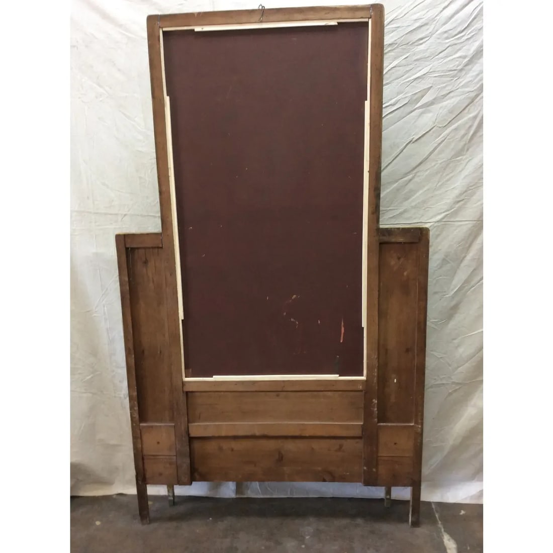 Early 1900s French Art Deco Gold Gilt Hall Mirror Jardinere - 12