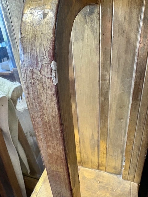 Early 1900s French Art Deco Gold Gilt Hall Mirror Jardinere - 14