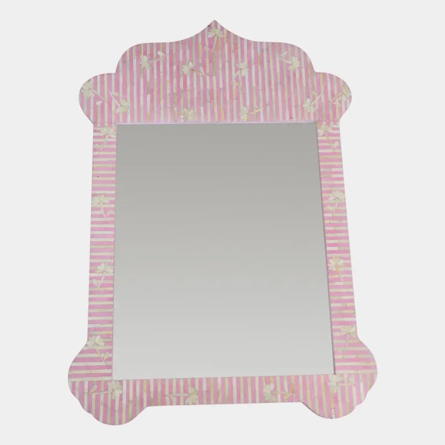 Taj Pink Bone Inlay Mirror - 3