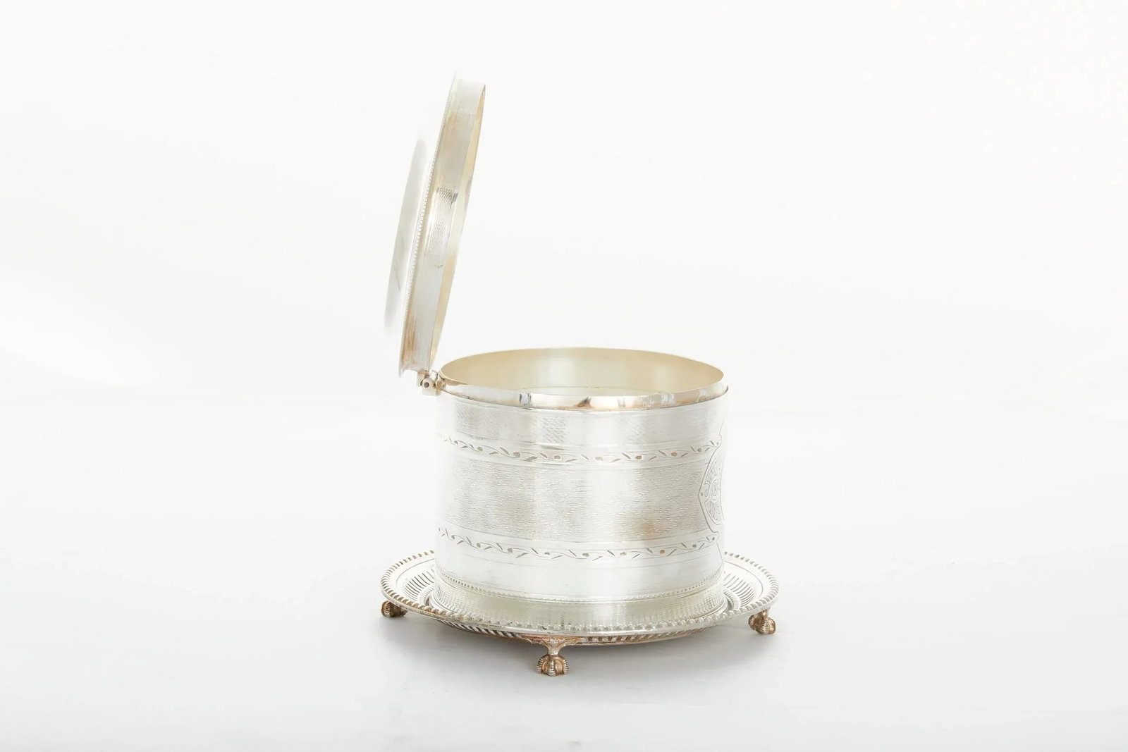 19th Century English Sheffield Silverplate Tea Caddy - 3