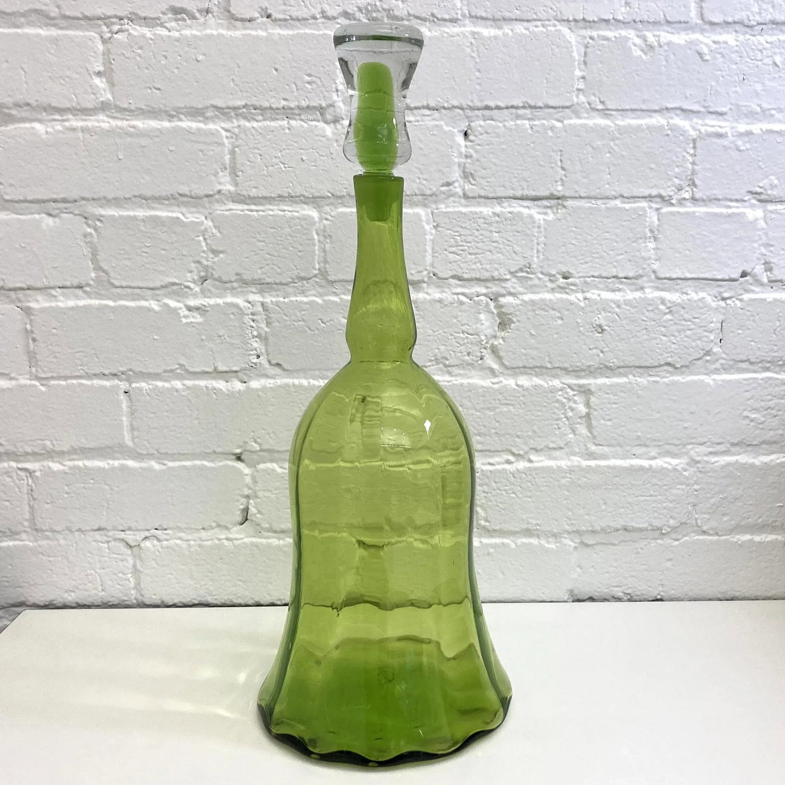 Vintage Jp Myers Hand Blown Art Glass, Blenko Decanter - 2