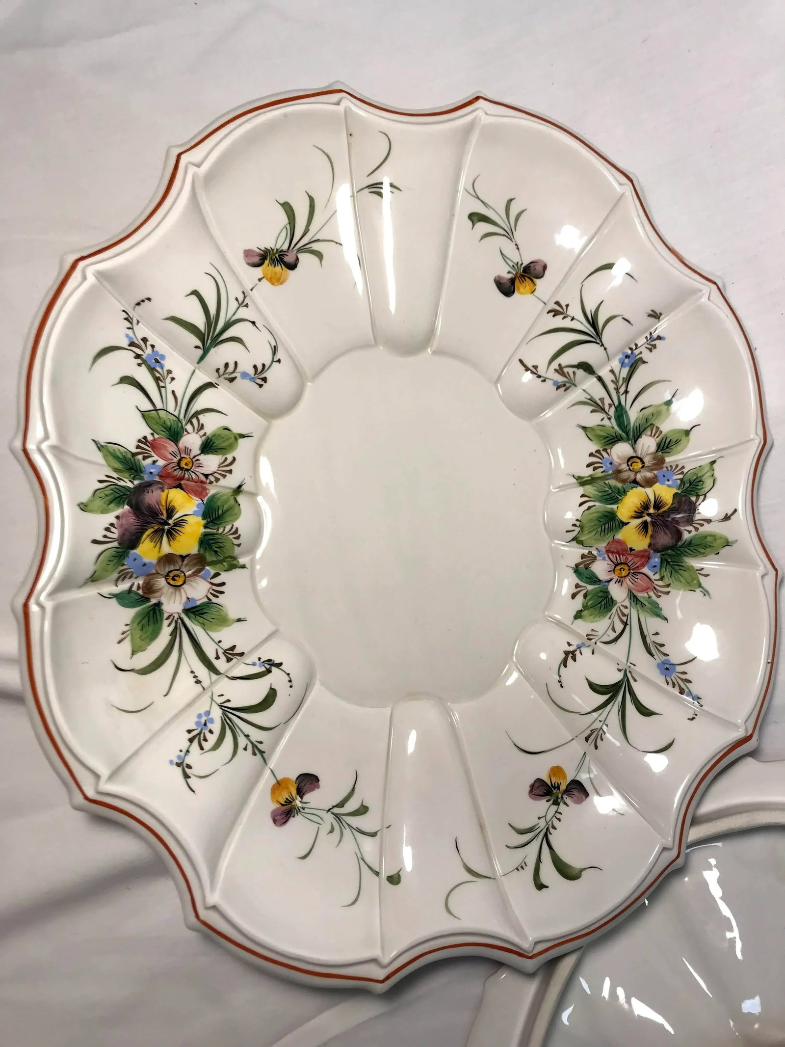 Vintage Italian Soup Tureen with Serving Plate- 4 Pieces - 5