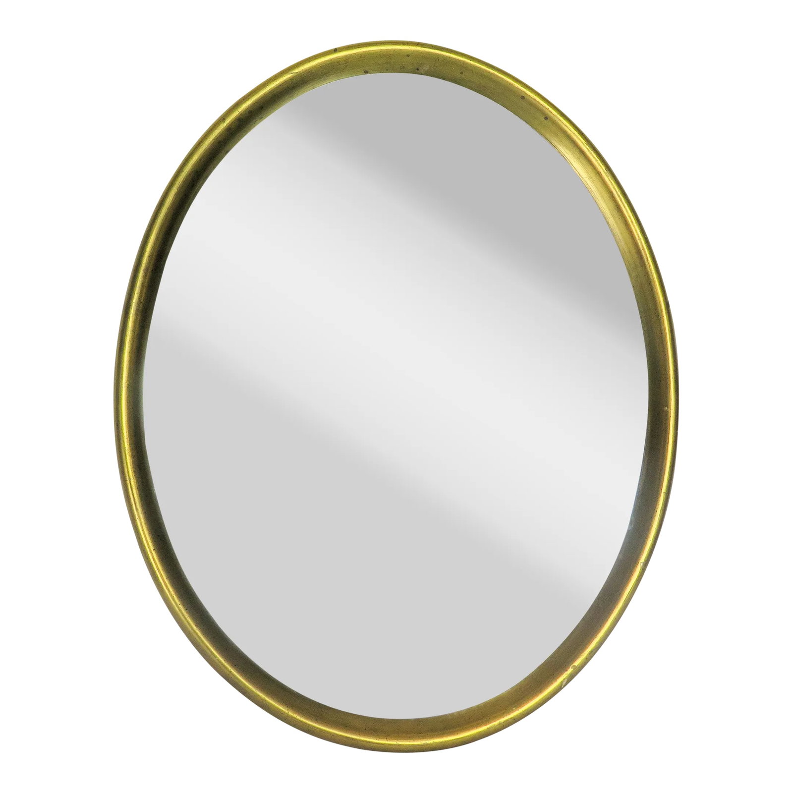 1940s Giltwood Oval Beveled Mirror: This beveled mirror is framed in heavy gold gilt and it was created in the 1940s. I found it in an antique store in West Hollywood California known for Hollywood celebrity furniture and decor. The own
