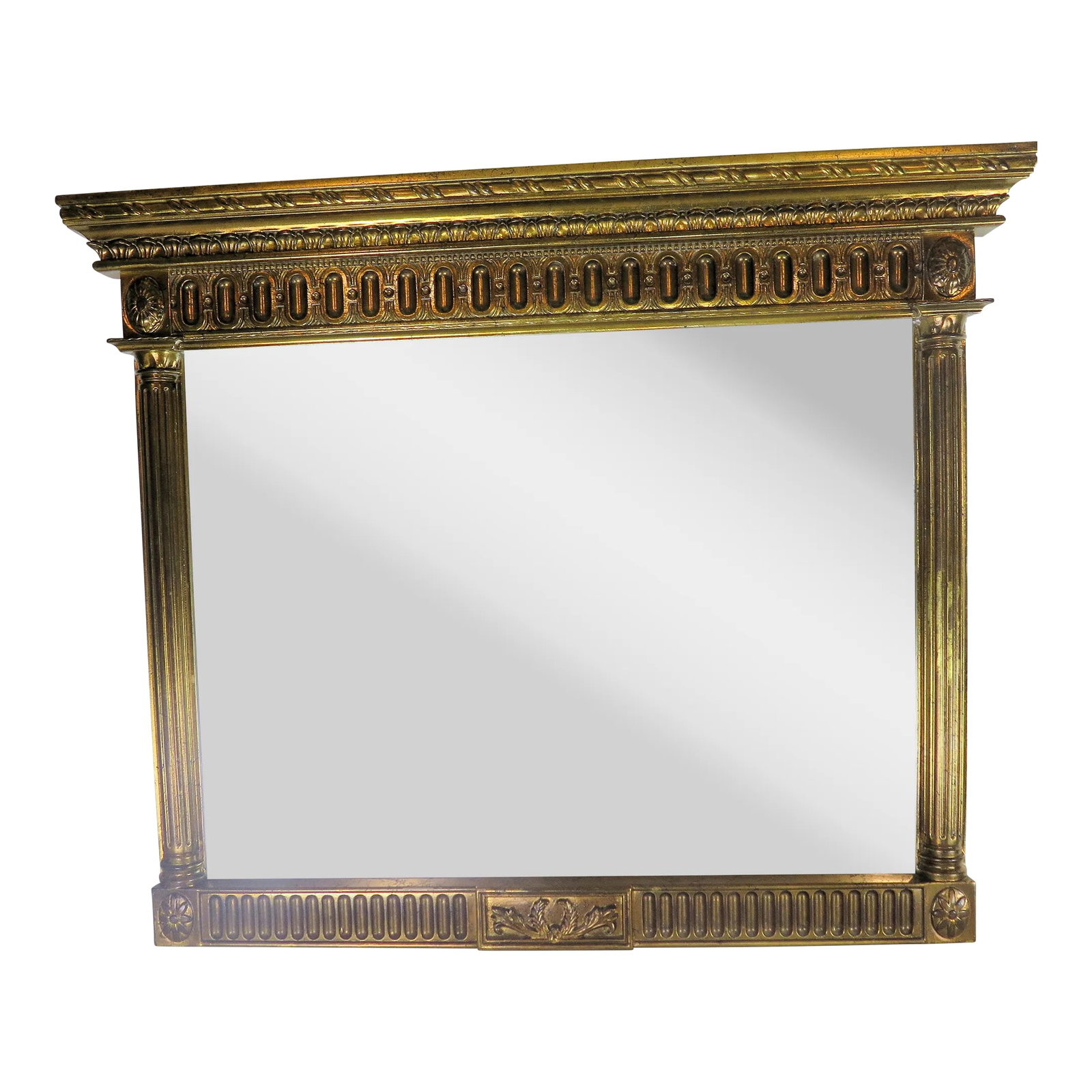 Carolina Mirror Co. Neoclassic French Style Gilt Wood Mirror (1 of 7)