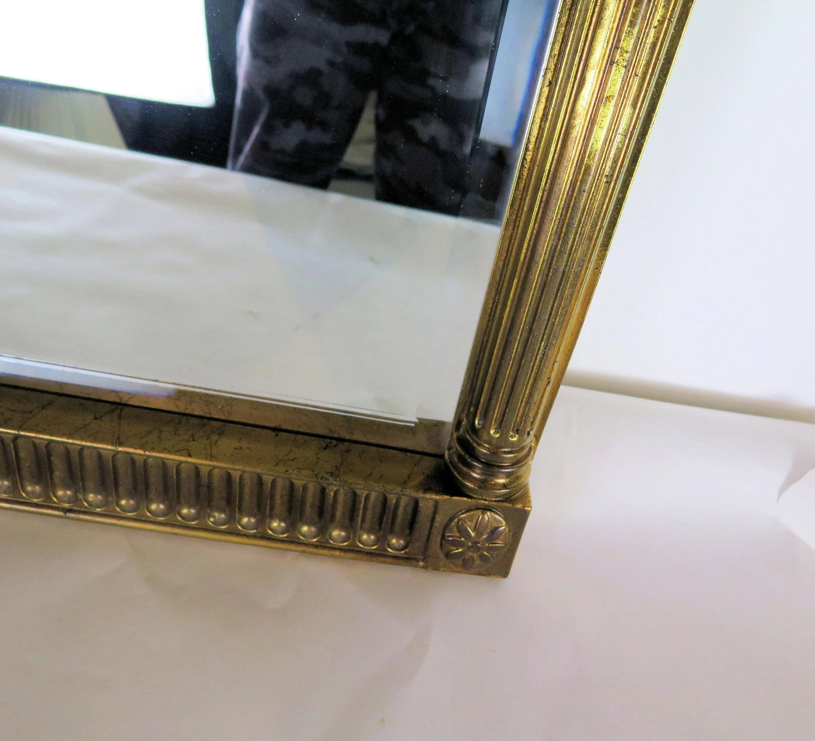 Carolina Mirror Co. Neoclassic French Style Gilt Wood Mirror - 6