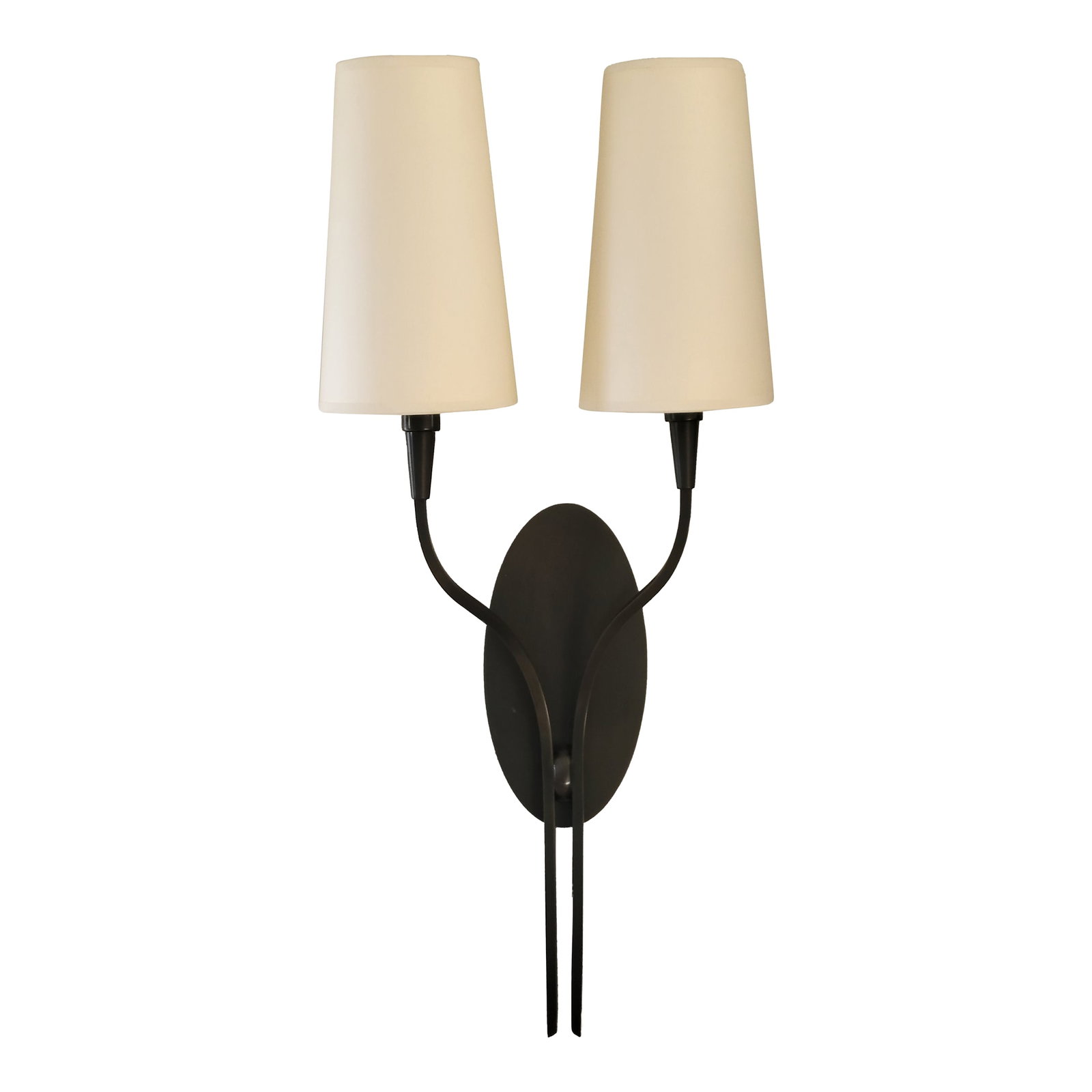 Hudson Valley Rutland 2 Light Wall Sconce in Bronze: This beautiful sconce boasts simple lines and an Old Bronze finish. It will easily transition into your decor... Condition: Alterations: Original Condition Unaltered Imperfections: Some Imperfections