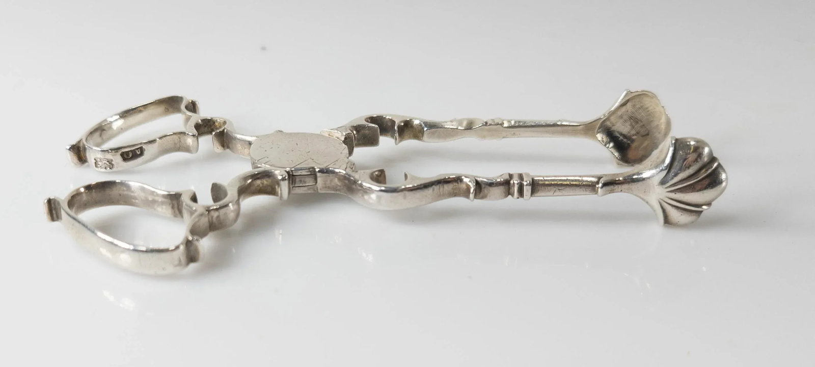 English Georgian Sterling Silver Sugar Nips or Tongs - 2