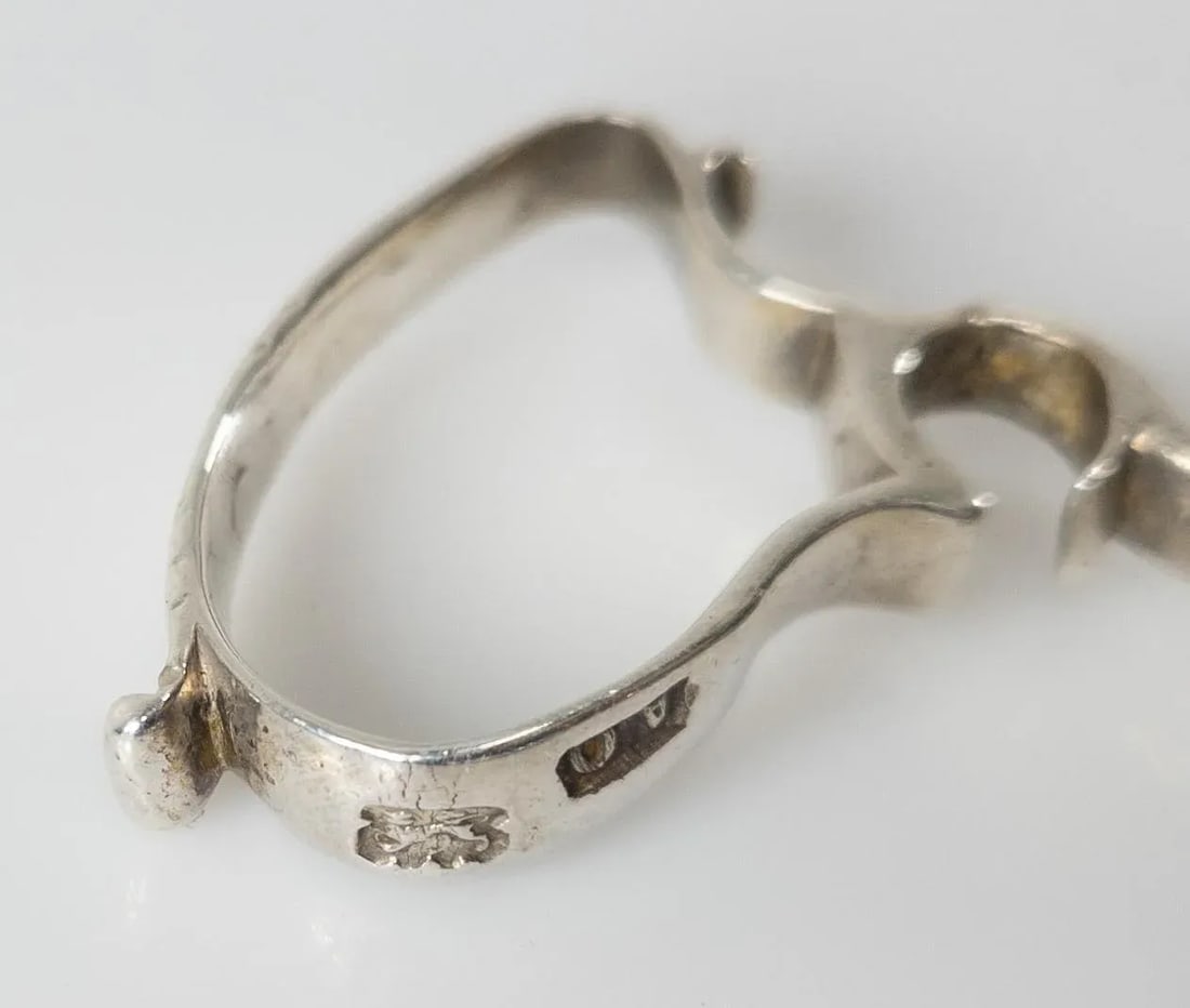 English Georgian Sterling Silver Sugar Nips or Tongs - 9