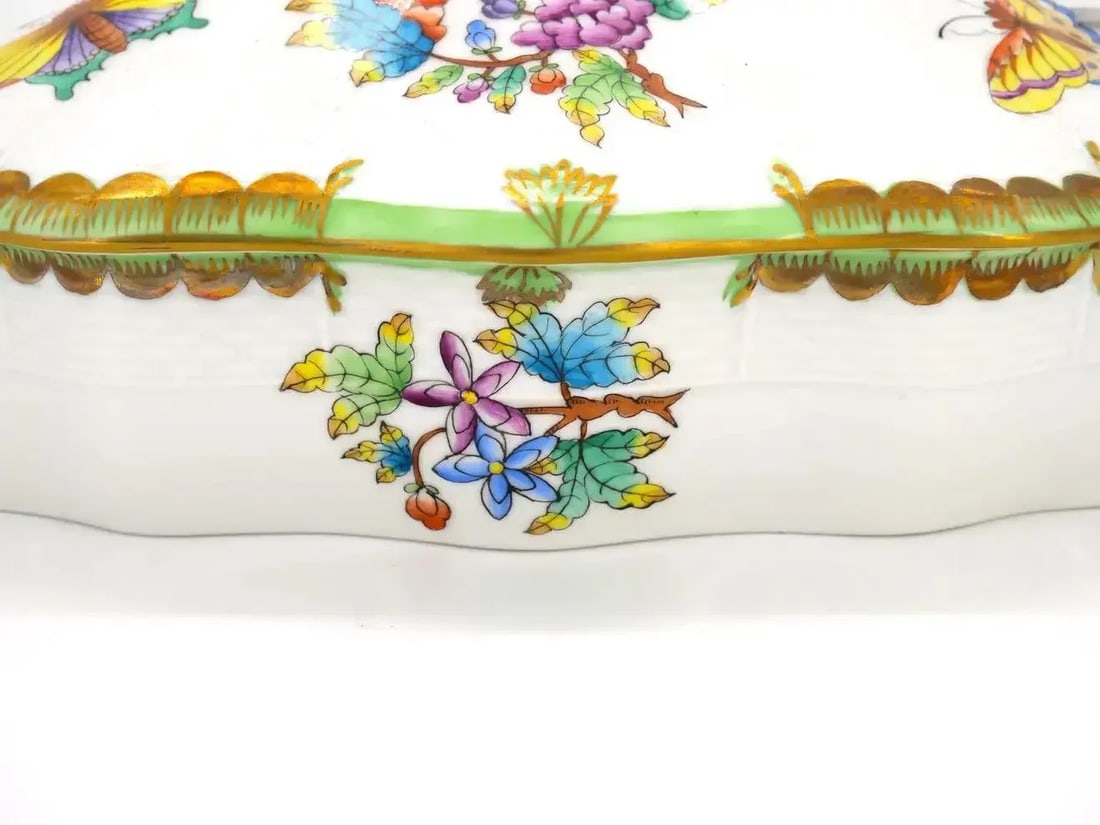 Herend Porcelain Tableware Covered Bowl / Tureen - 10