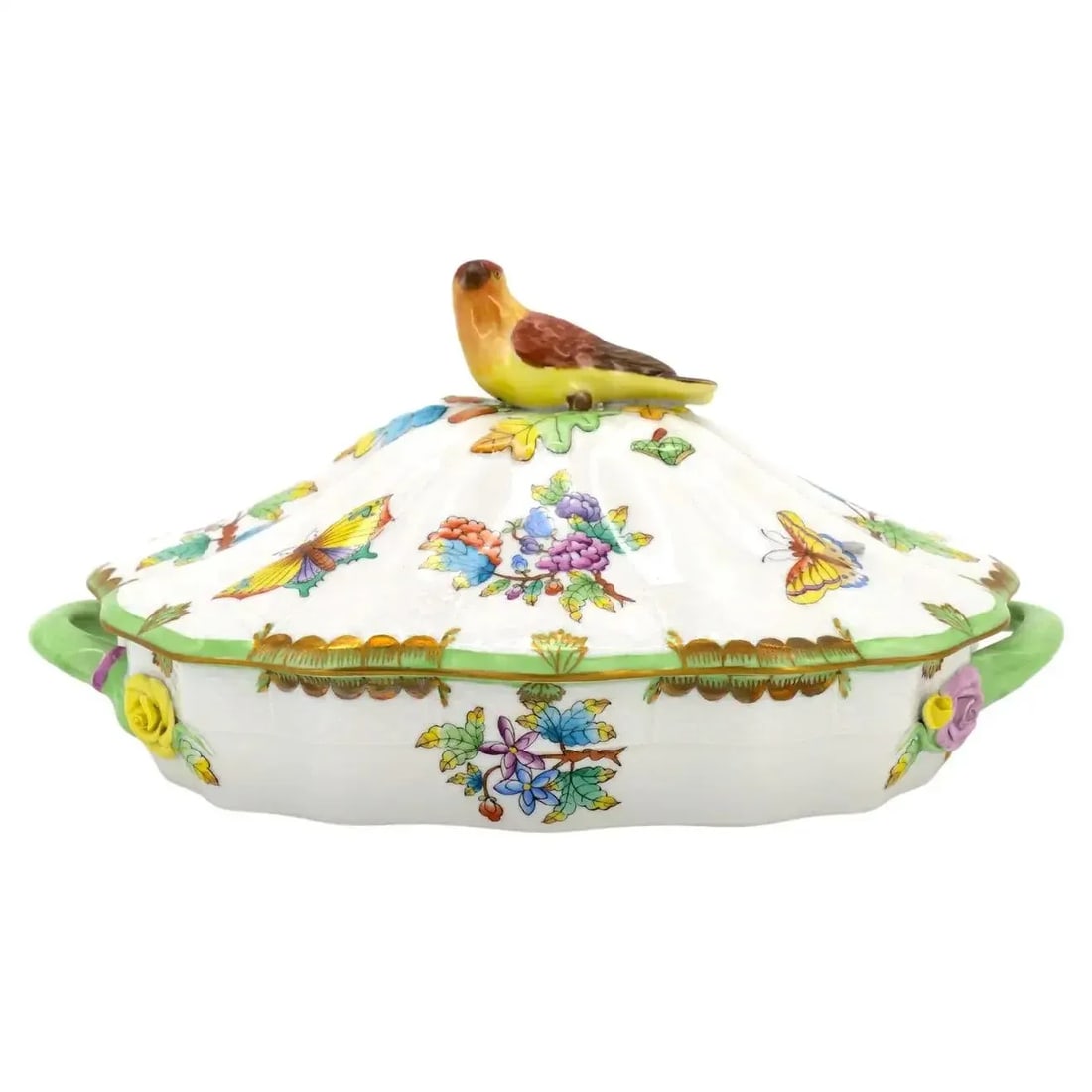 Herend Porcelain Tableware Covered Bowl / Tureen - 13