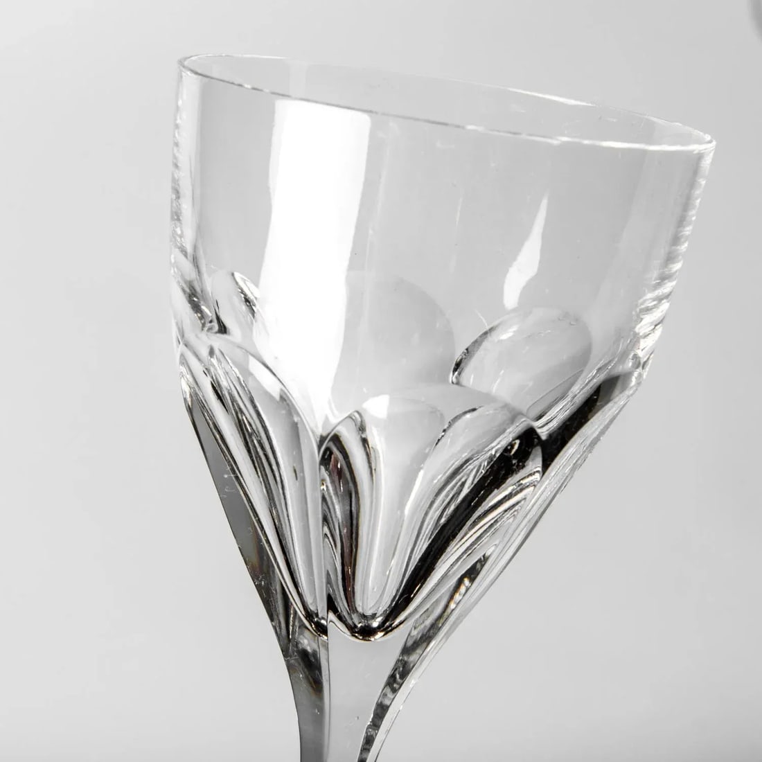 Vintage Saint Louis Crystal Wine Glasses- Set of 12 - 5