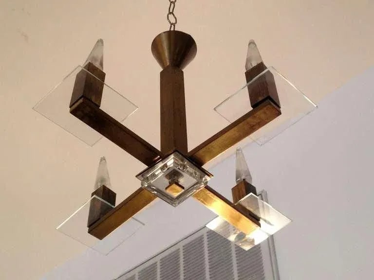 French Art Deco Pendant - 2