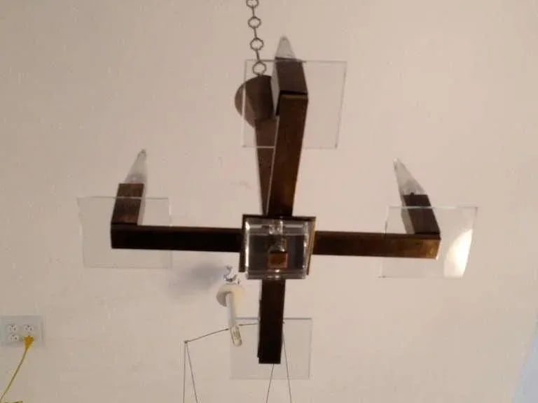 French Art Deco Pendant - 4