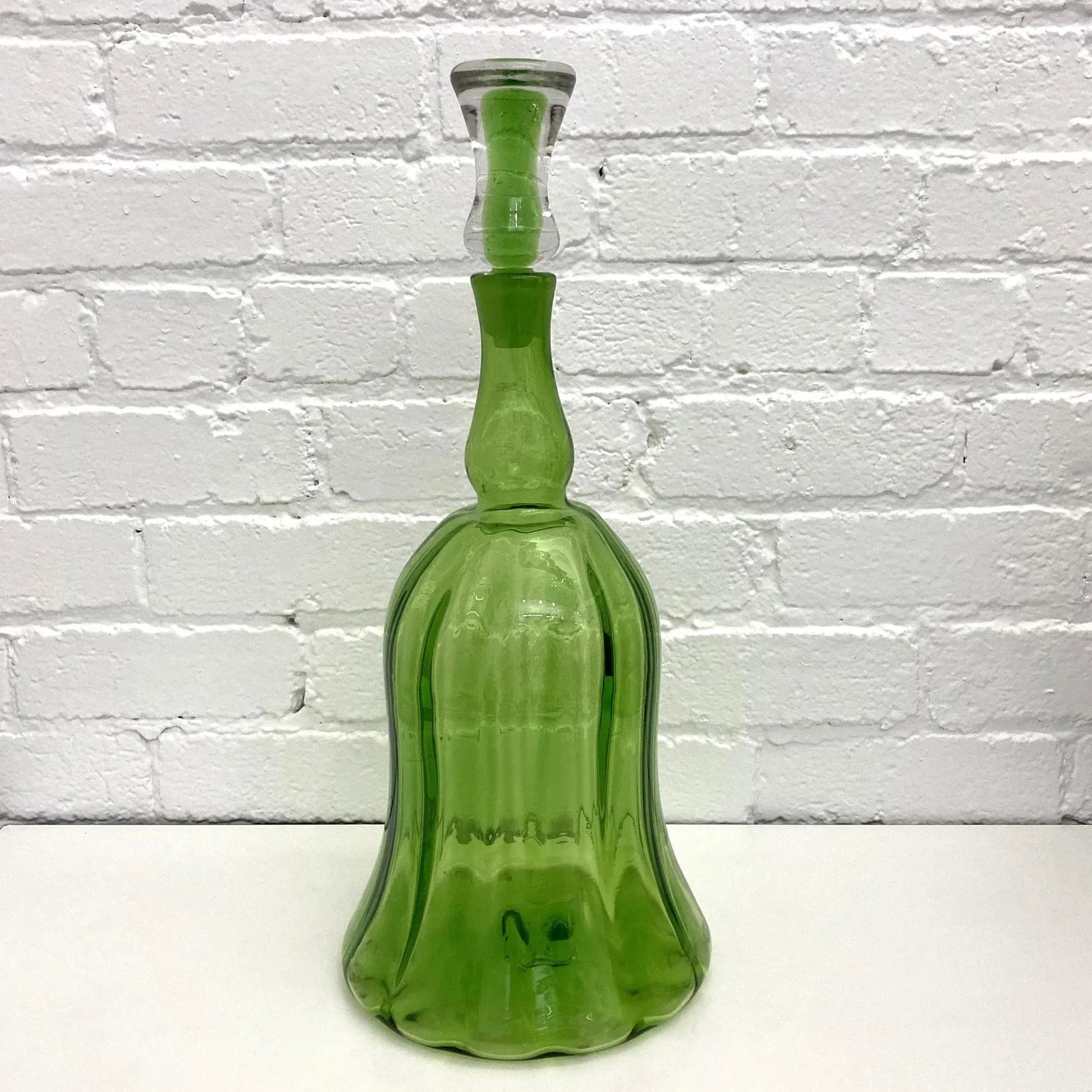 Vintage Brilliant Green Decanter, Design by Joel Philip Myers, Design #6934 - 3