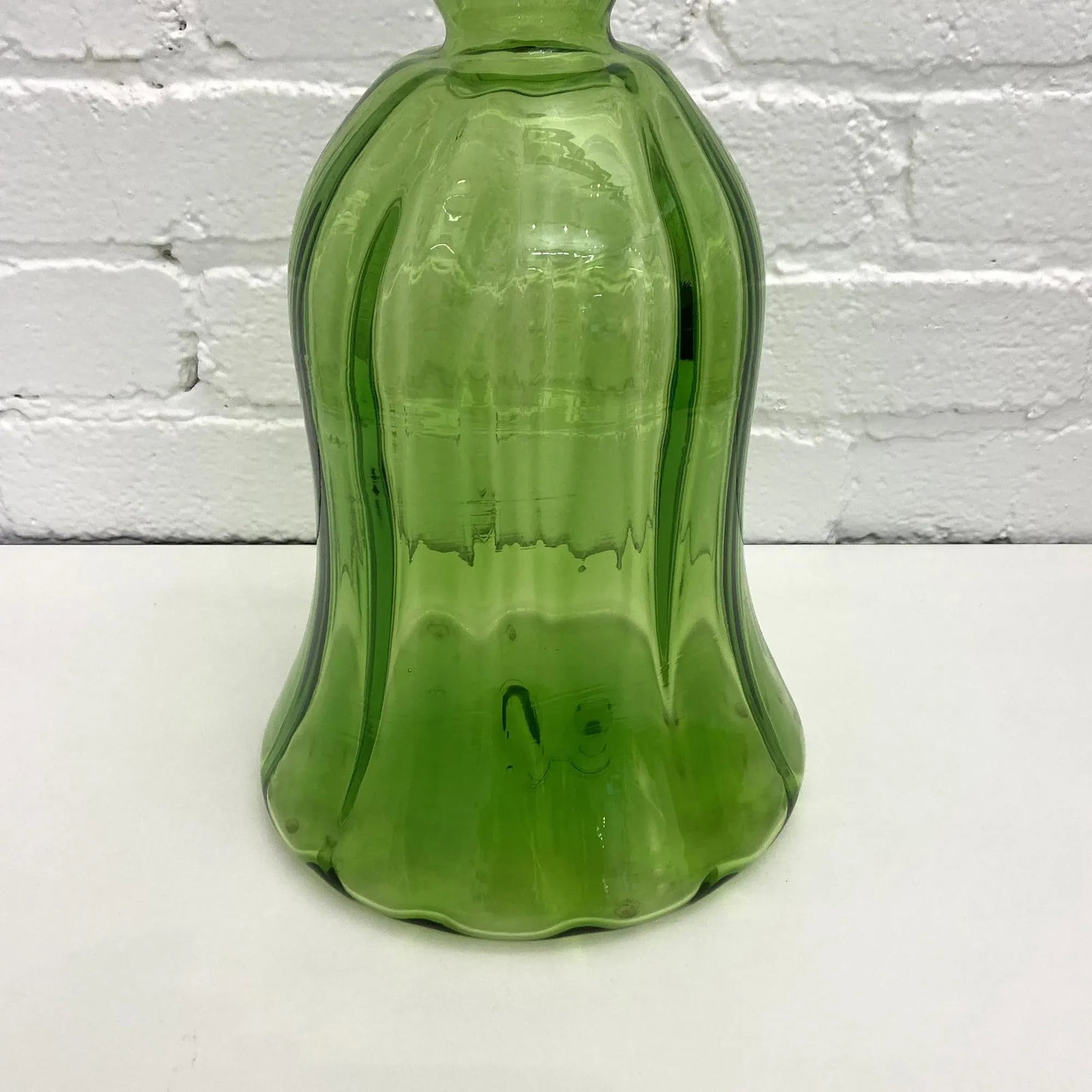 Vintage Brilliant Green Decanter, Design by Joel Philip Myers, Design #6934 - 6